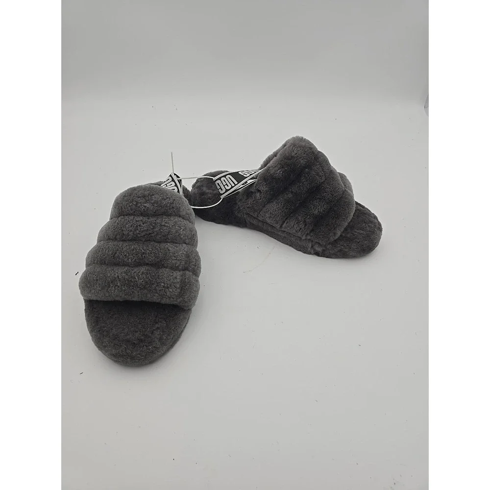 UGG Fluff‎ Yeah Slide Women's US 4 Slipper Extreme Comfort 100% Original Brand
